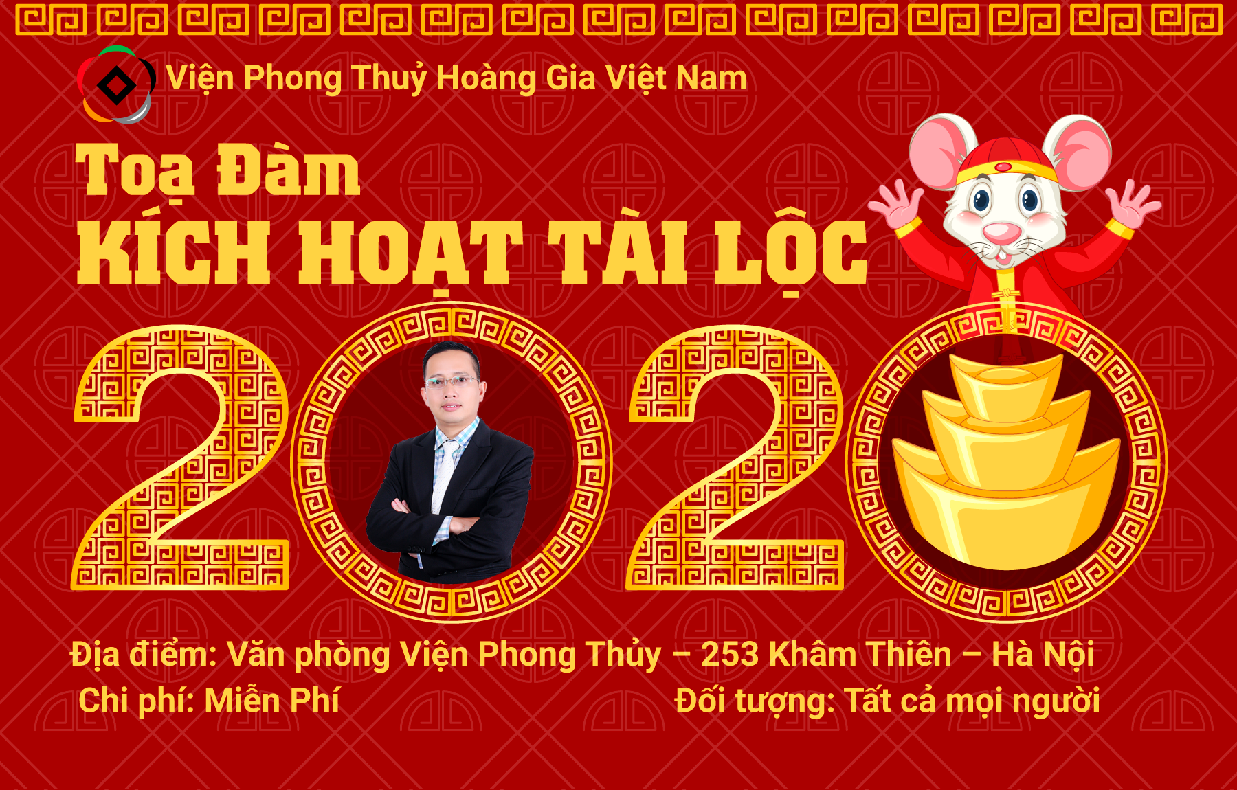 Tọa đàm Hướng dẫn Kích tài lộc 2020 gây quỹ từ thiện thành công lớn